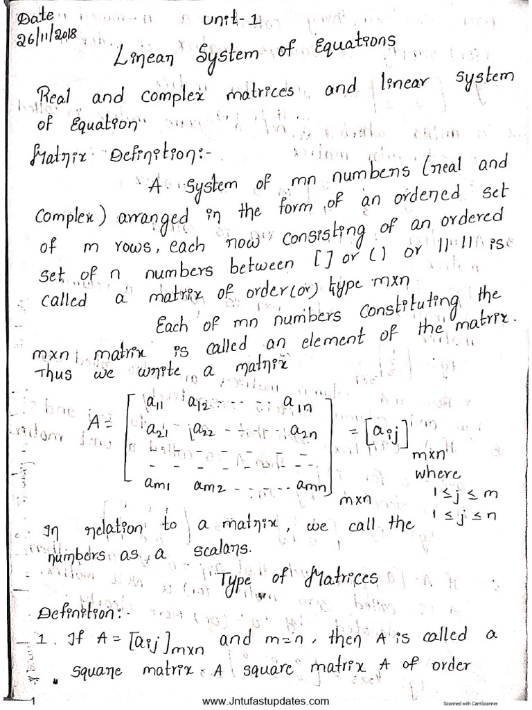 (MATHAMATICS-II) UNIT-1 (Pg-104) | PDF | Cooking, Food & Wine