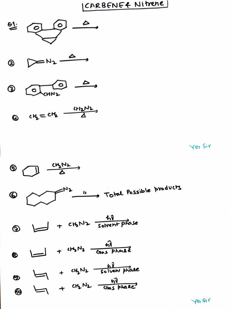 Carbene and Nitrene | PDF