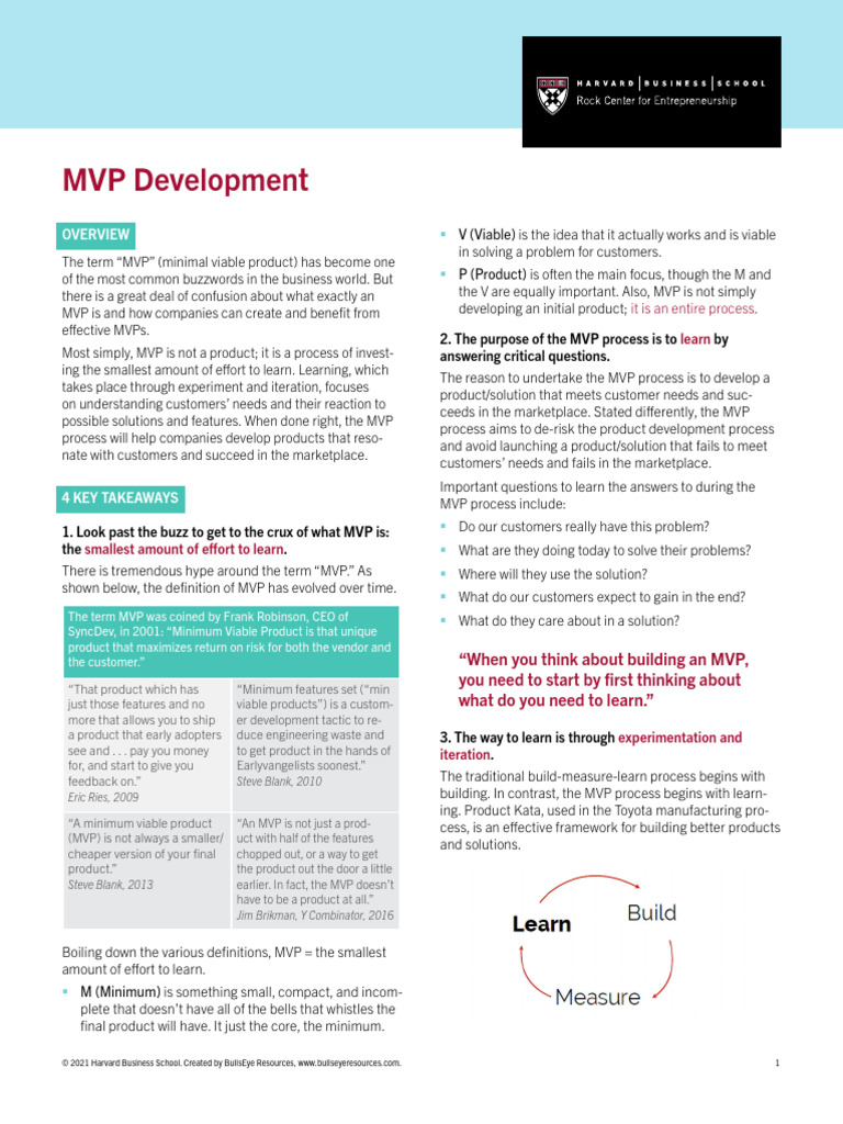 Understanding MVP Development Process | PDF | Business