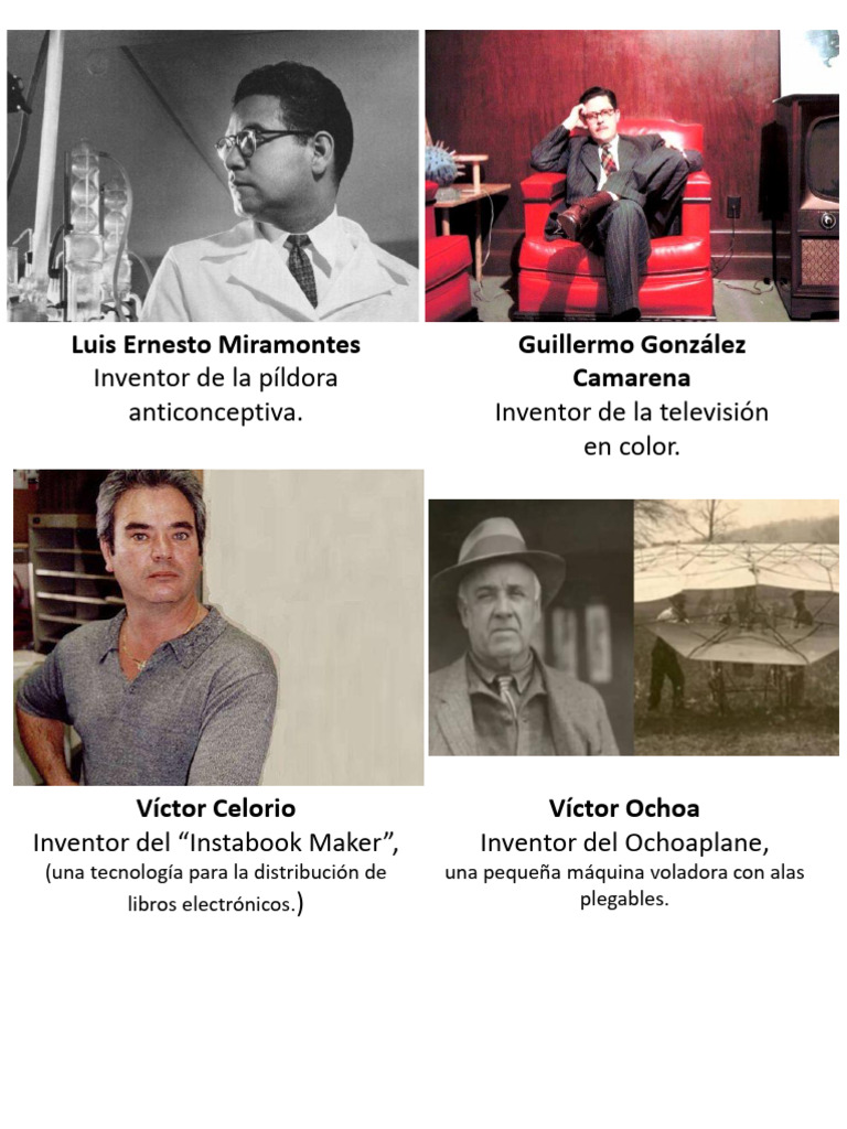 Inventores Mexicanos y sus Creaciones | PDF | Arte | Libros para ...