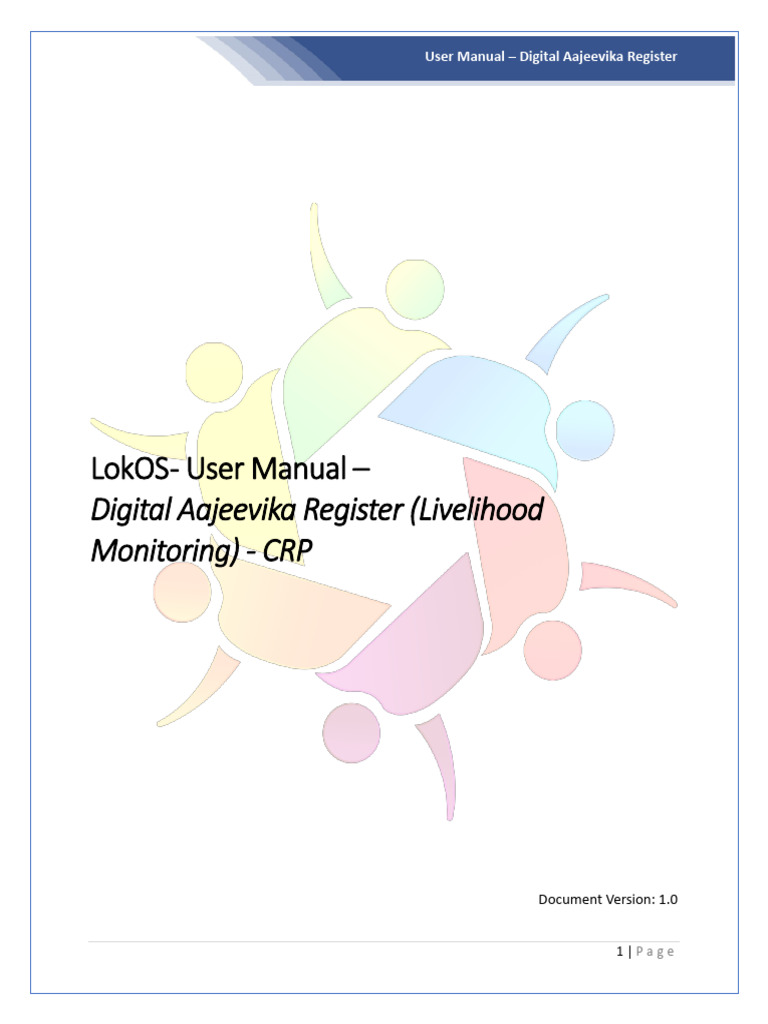 User Manual for Digital Aajeevika Register | PDF | Expense | Revenue