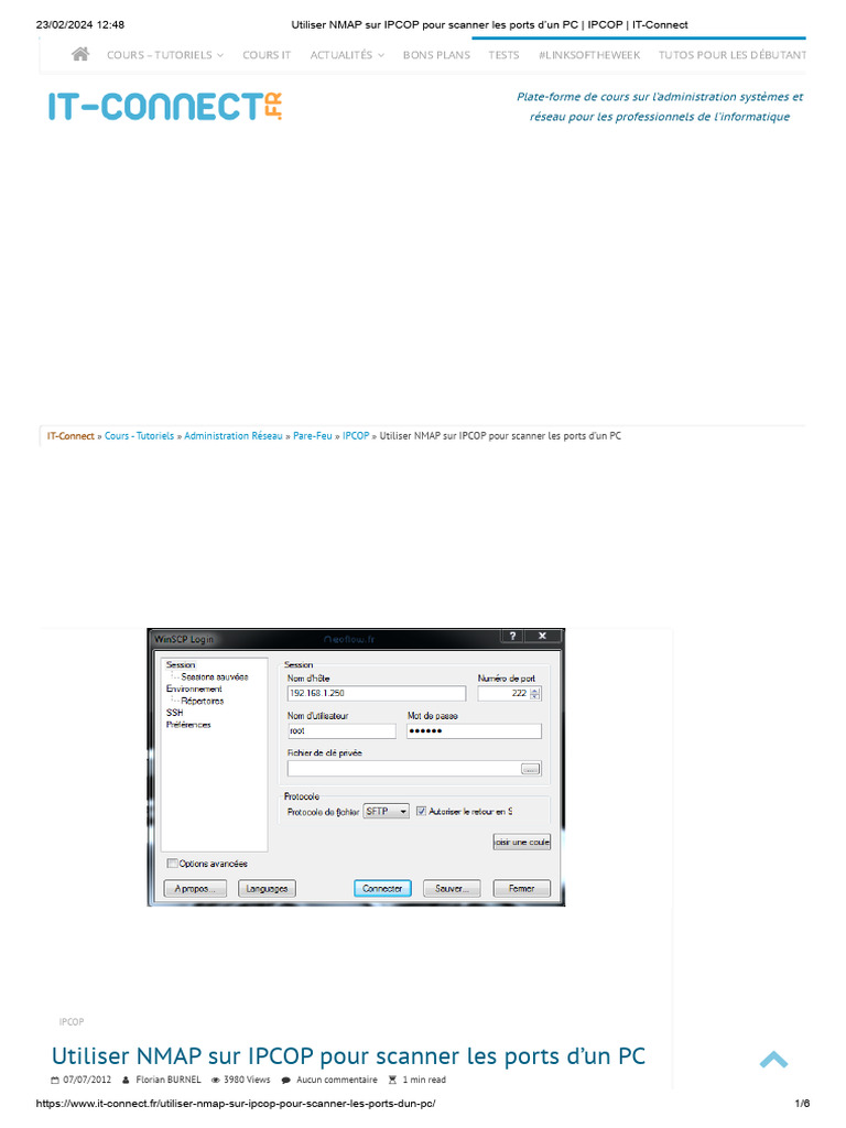 Scanner les ports avec NMAP sur IPCOP | PDF | Microsoft | Serveur ...