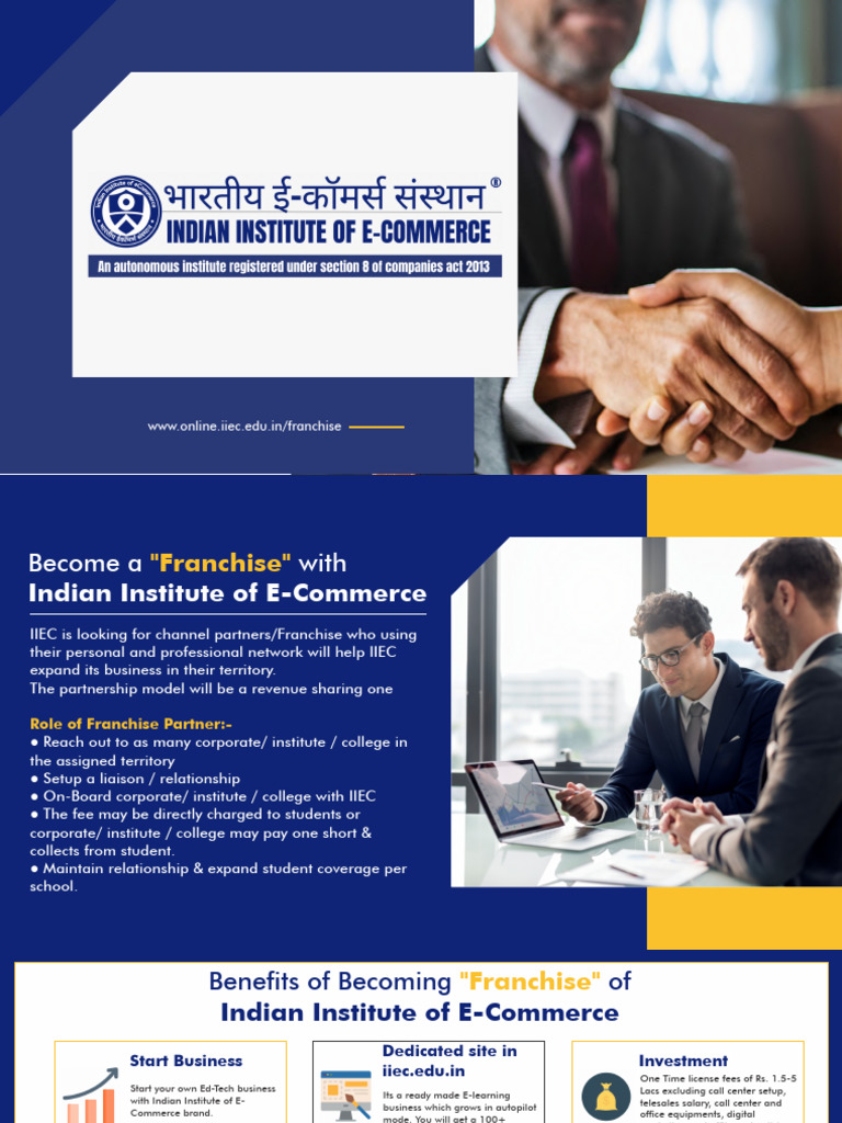 Iiec franchise proposal unit pdf small and medium sized enterprises