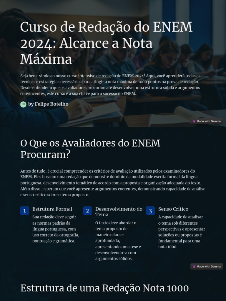 Curso Intensivo de Redação ENEM 2024 | PDF | Argumento | Comunicação humana