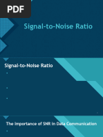 Optimal dBm Levels for WiFi Signal | PDF | Decibel | Signal To Noise Ratio