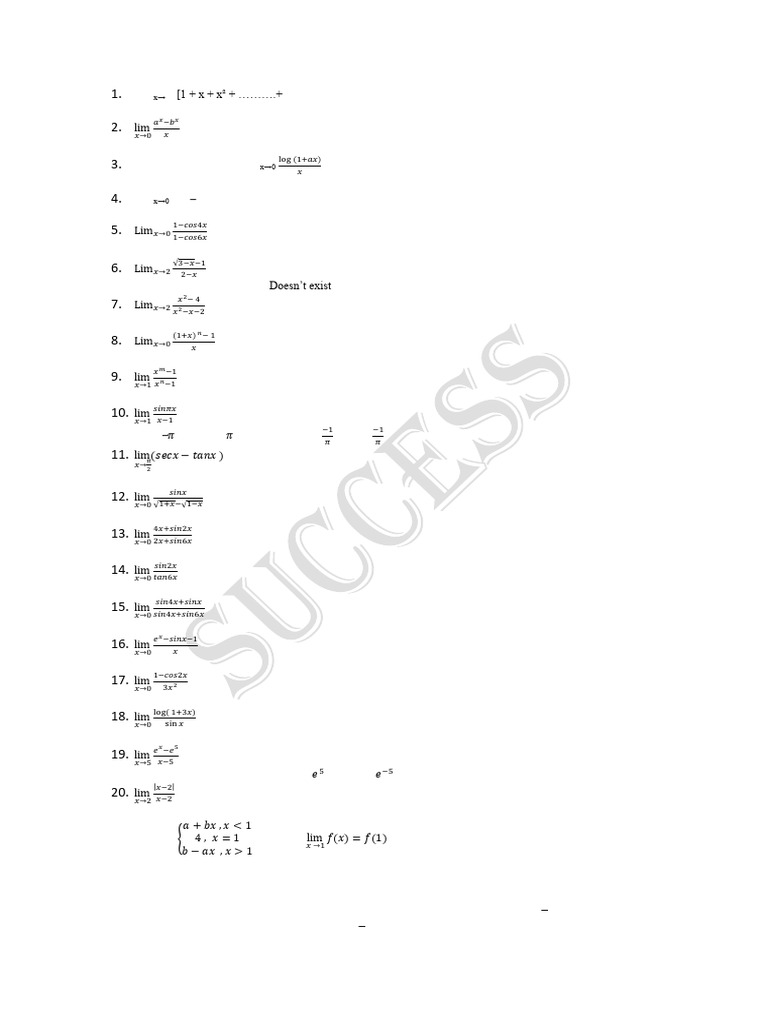 LIMITS | PDF