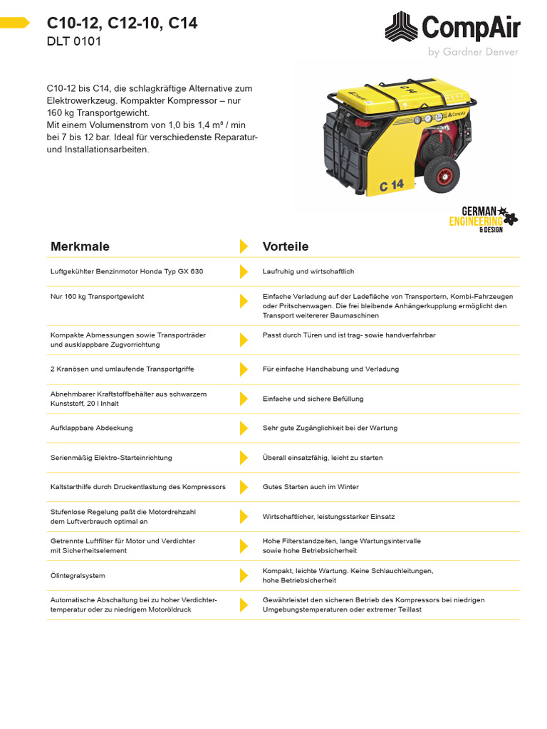 CompAir DLT0101 C10-12 C14 DE | PDF