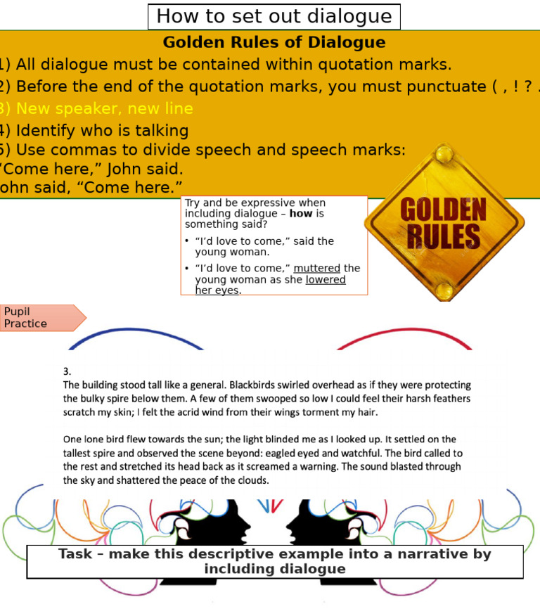 Dialogue Writing Basics for Students | PDF | Language Arts & Discipline