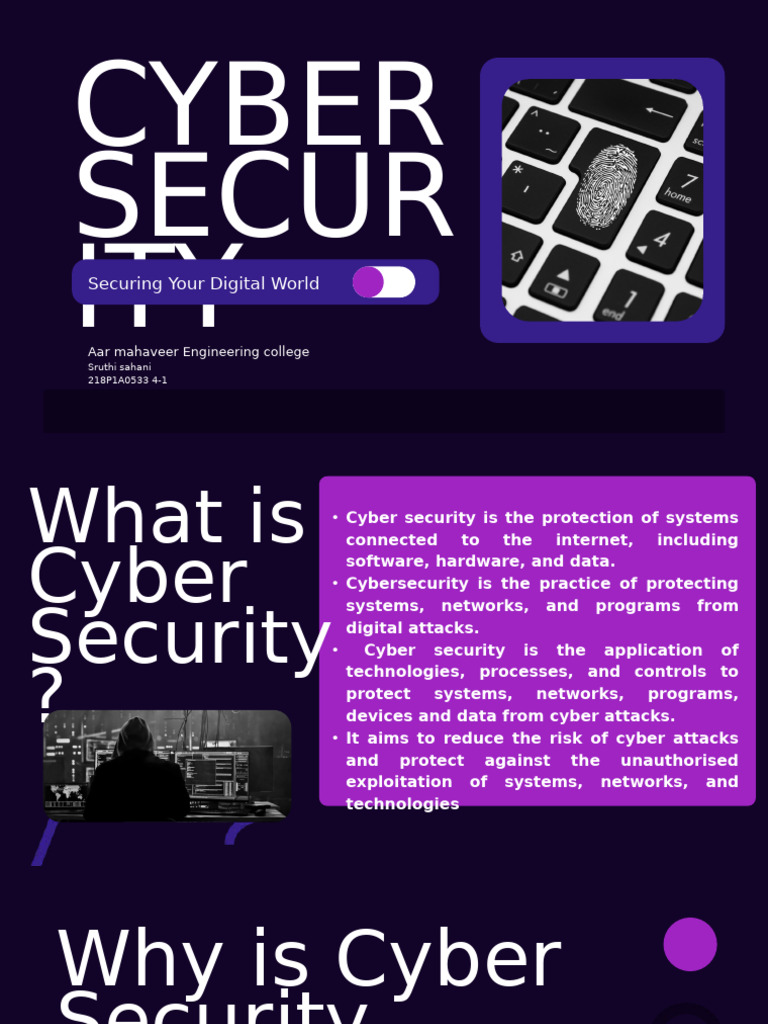 Understanding Cyber Security Essentials | PDF | Security | Computer ...