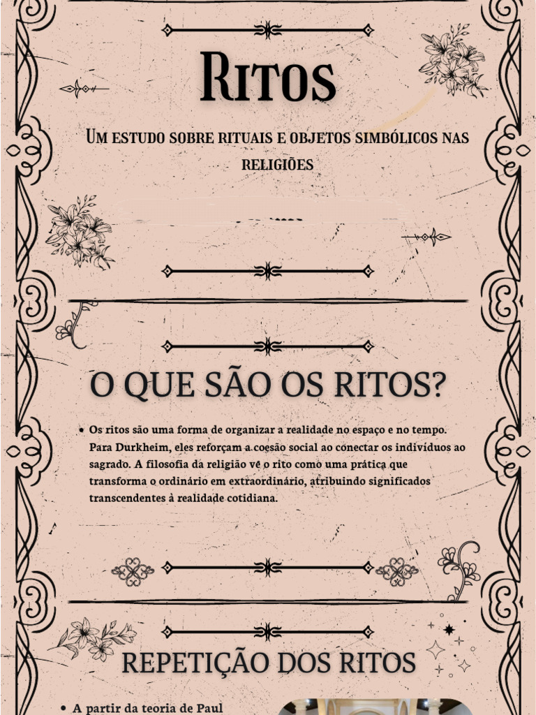 Rituais e Simbolismo nas Religiões | PDF