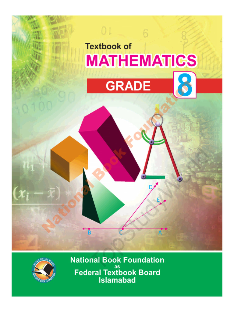 8th Mathematics Federal Board Pakistan | PDF | Set (Mathematics) | Integer