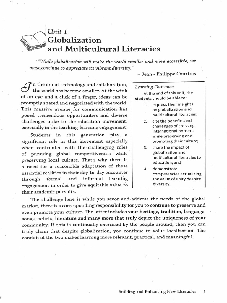 Globalization and Multi Cultural Literacies | PDF