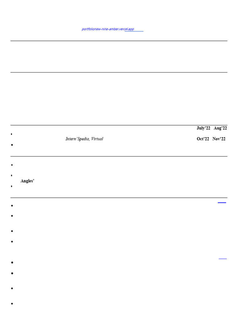 Yashaswi Jain MainResume (Final) | PDF | Java Script | Python ...