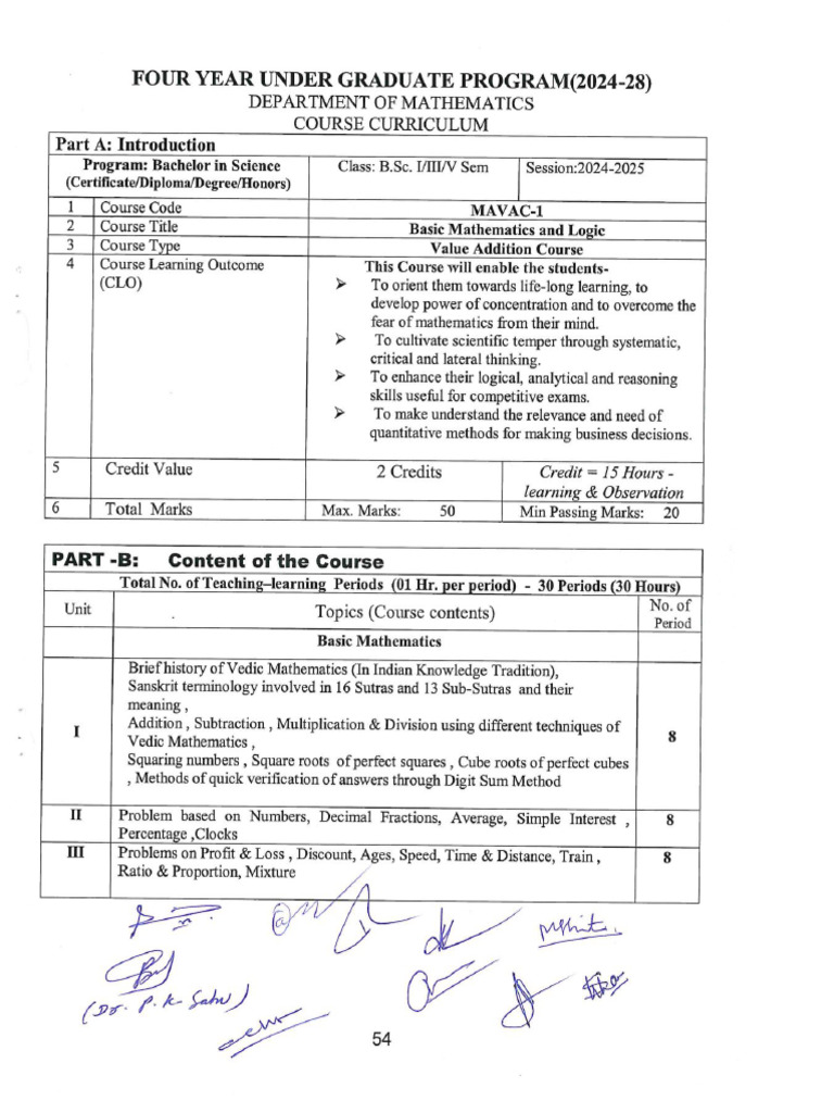 VAC Basic Maths | PDF