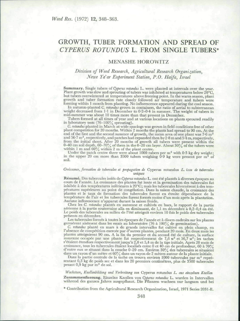 Horowitz 1972 | PDF