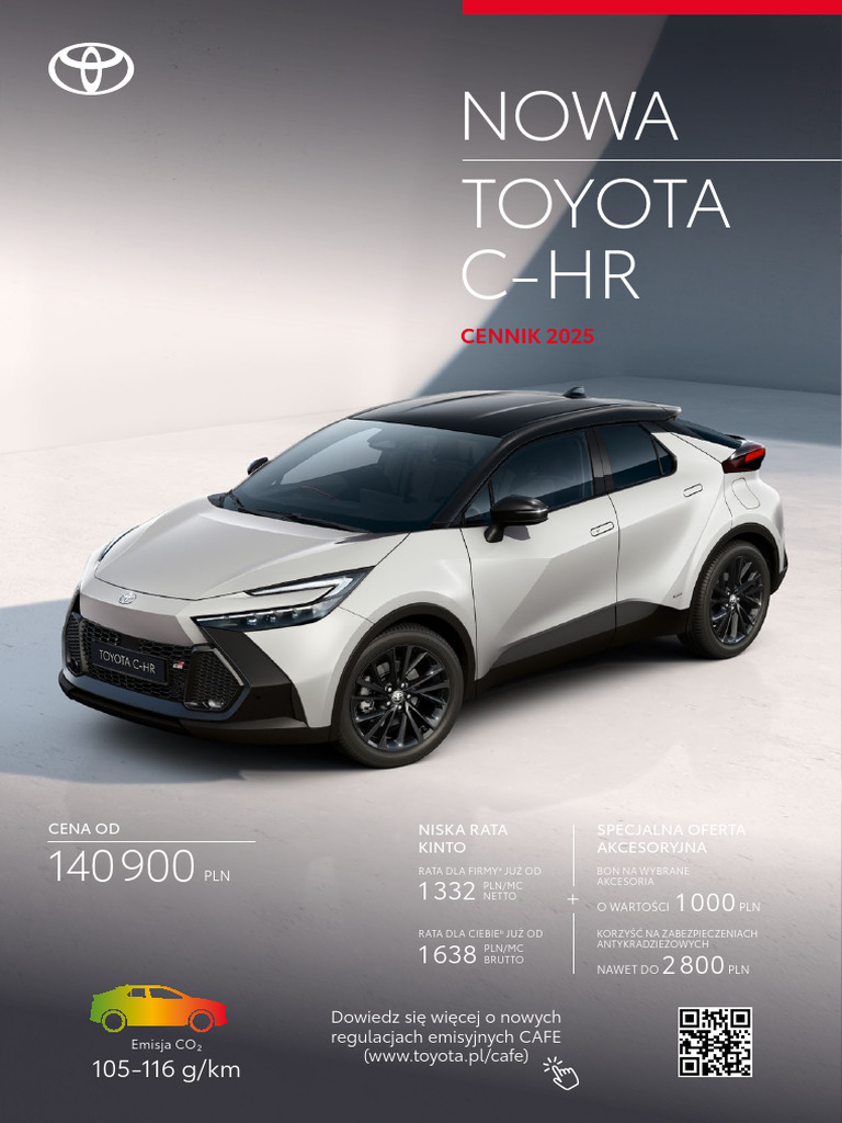 Cennik Toyota C-HR - 2025 | PDF