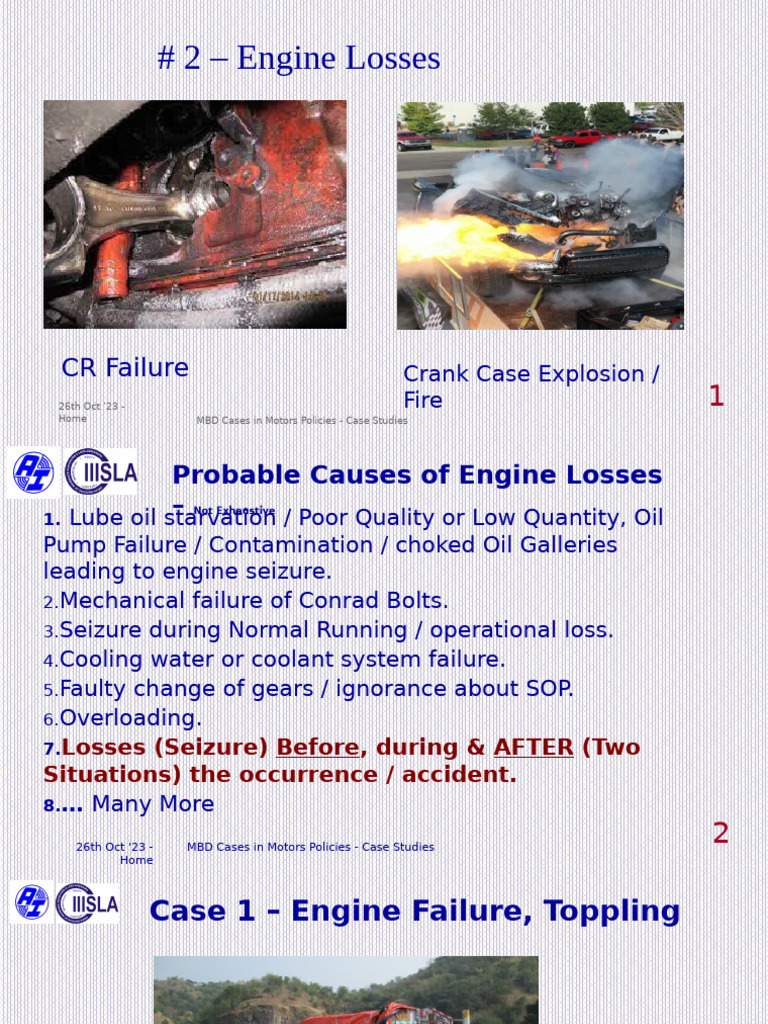 Engine Losses in Motor Policies Analysis | PDF | Engines | Engineering
