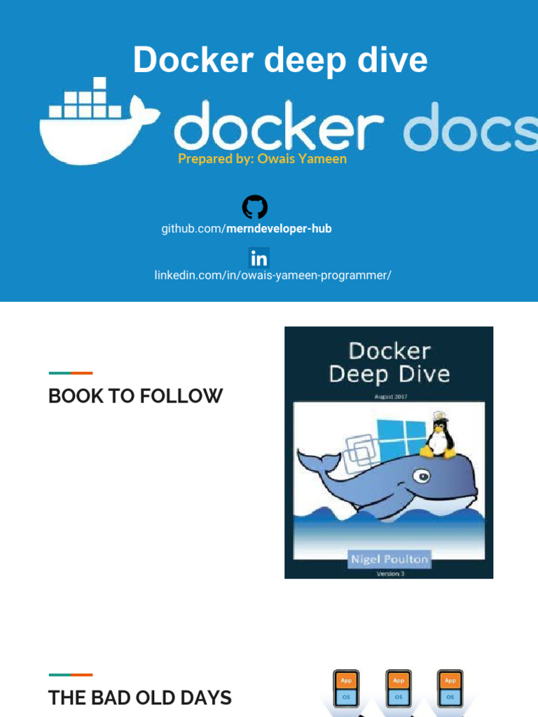 Docker Deep Dive 1710257561 | PDF | Virtual Machine | Computing