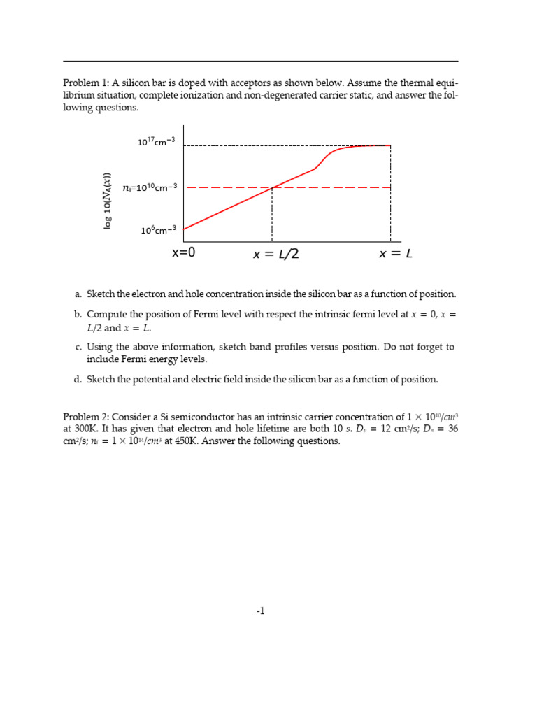 Silicon Semiconductor Carrier Analysis | PDF