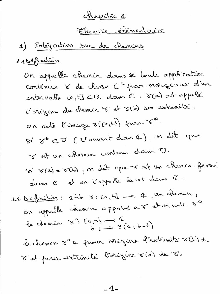 Analyse Complexe Séance 2 Pdf
