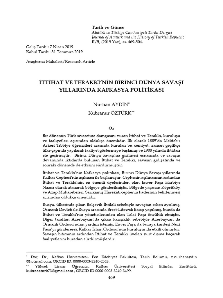 tt-hat-ve-terakk-n-n-b-r-nc-d-nya-sava-i-yillarinda-kafkasya-pol-t-kasi