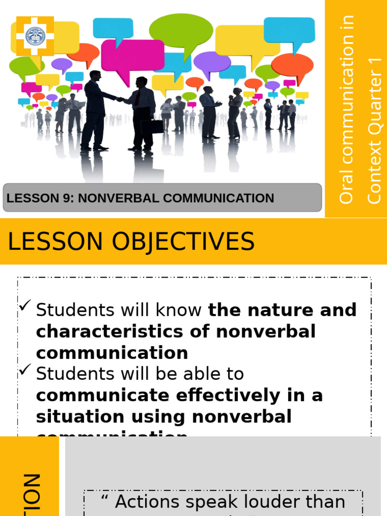 Non Verbal Communication | PDF | Nonverbal Communication | Communication