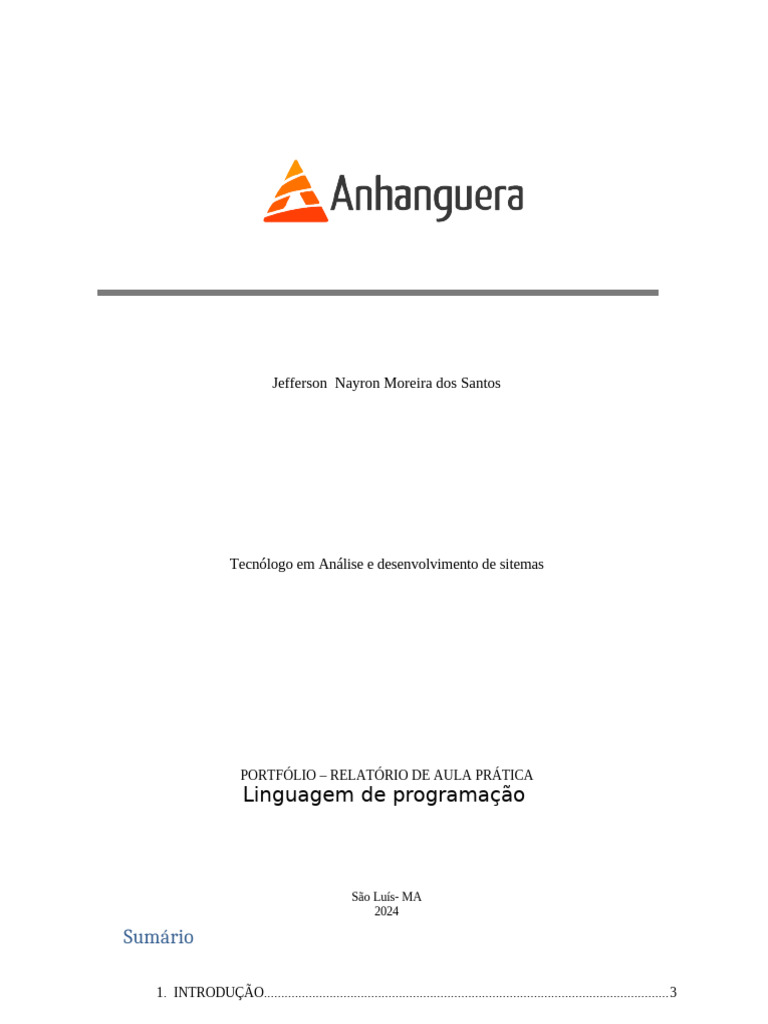 Portf lio linguagem de programa o javascript pdf ndice de massa