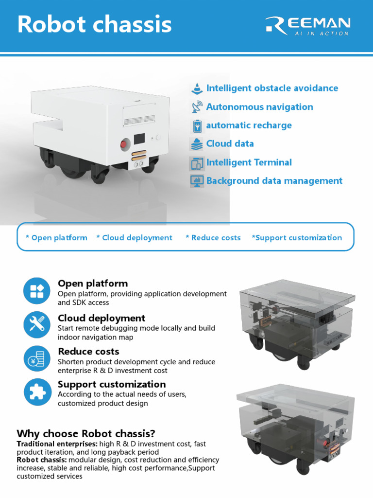 Intelligent Robot Chassis Features | PDF | Robot | Robotics