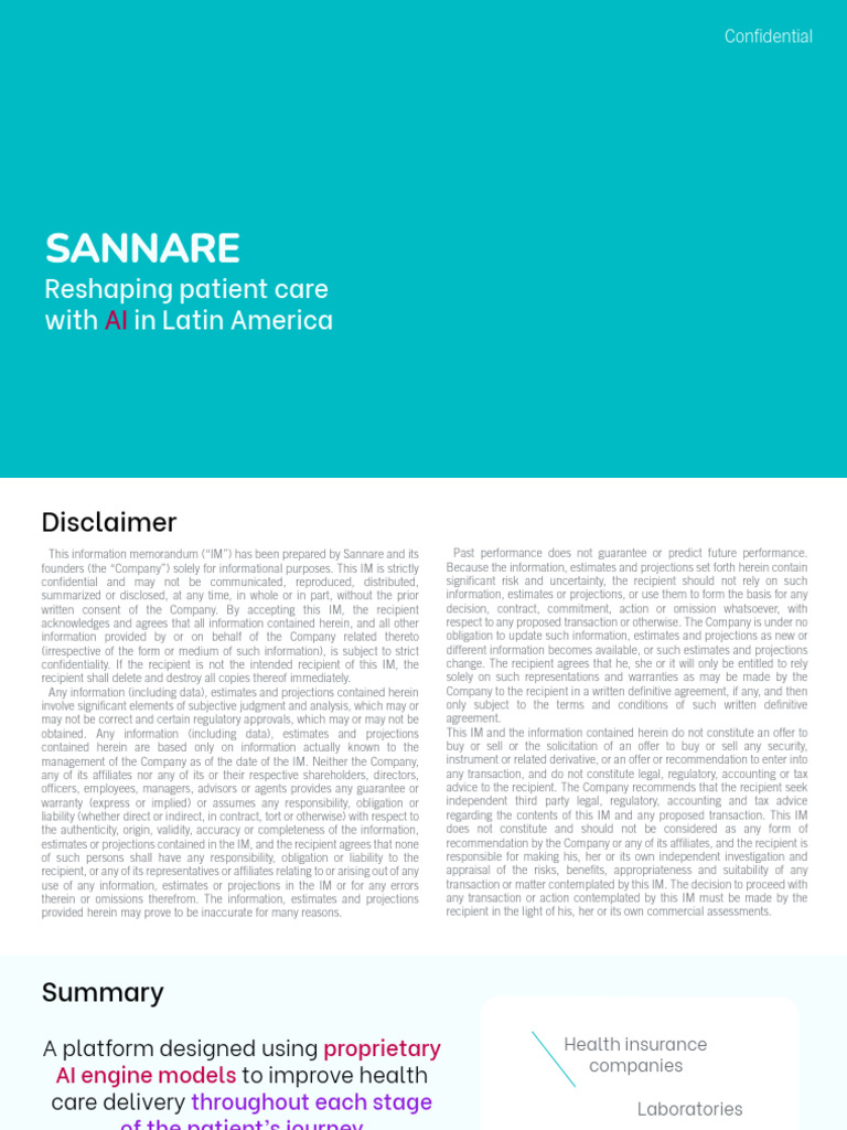 SANNARE (Confidential) S - D17 - Dic 23 | PDF | Patient | Legal Liability
