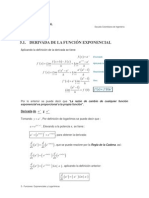 Derivada Expon Logaritmo