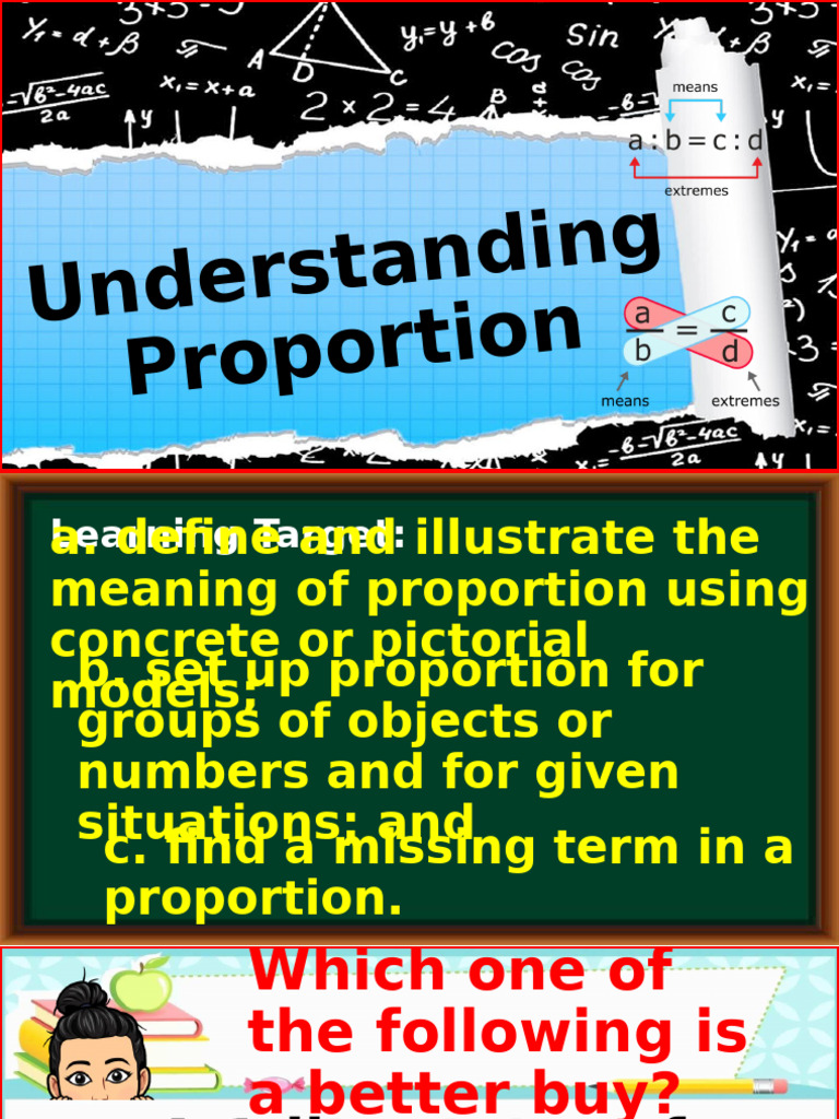Understanding Proportions and Ratios | PDF