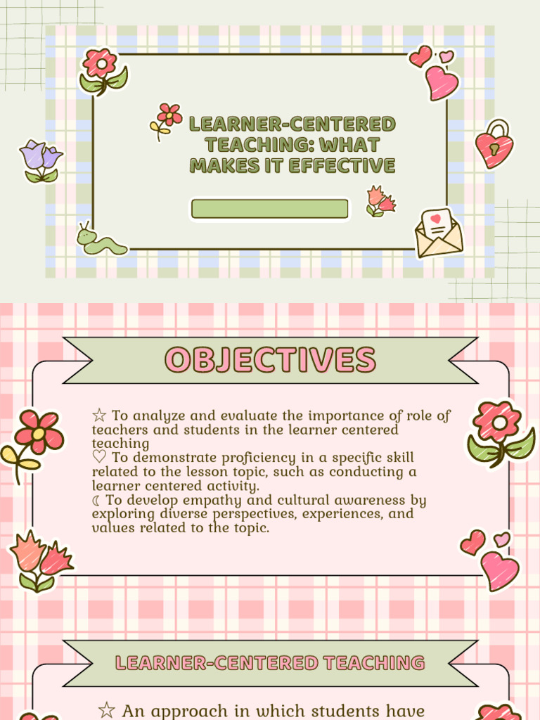 Effective Strategies For Learner Centered Teaching Pdf Teachers