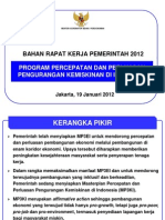 Download Rapat Kerja Pemerintah 19 Januari 2012 - Pengurangan Kemiskinan MP3KI by fantau SN78715194 doc pdf