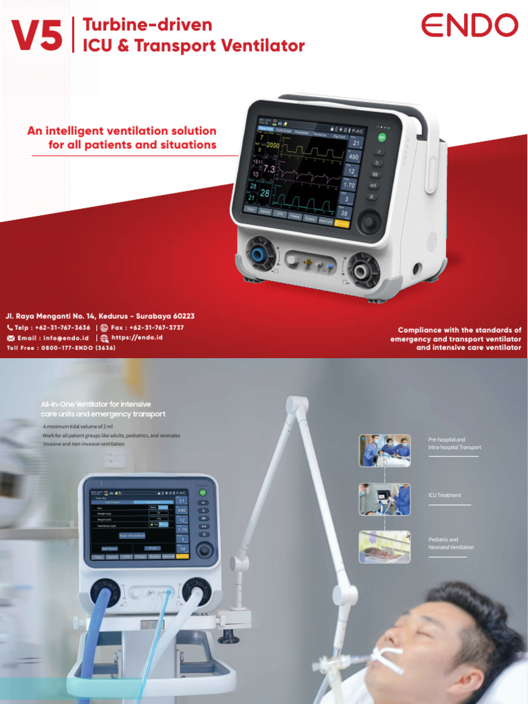 ENDO,Ventilator,V5 | PDF | Equipment