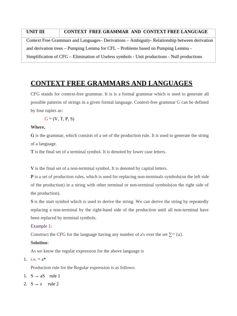 Unit iii pdf parsing formalism deductive 