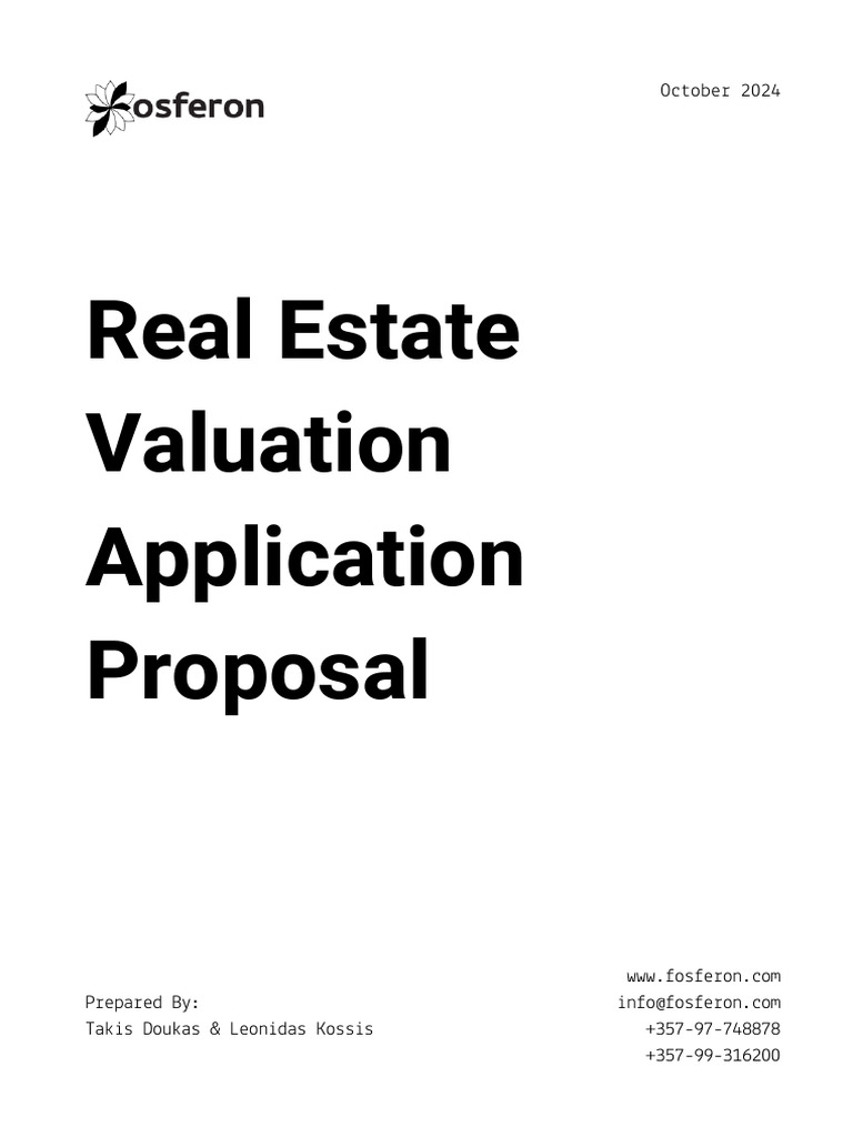 Investment Property Valuation Software Reference: Saas Platform For Real Estate Valuation Pdf
