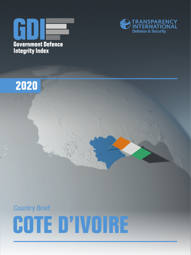 Cote DIvoire GDI 2020 Brief | PDF | Political Corruption | Ivory Coast