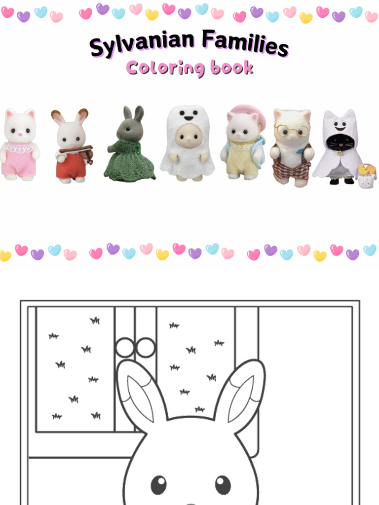 Sylvanian Families Coloring Book | PDF