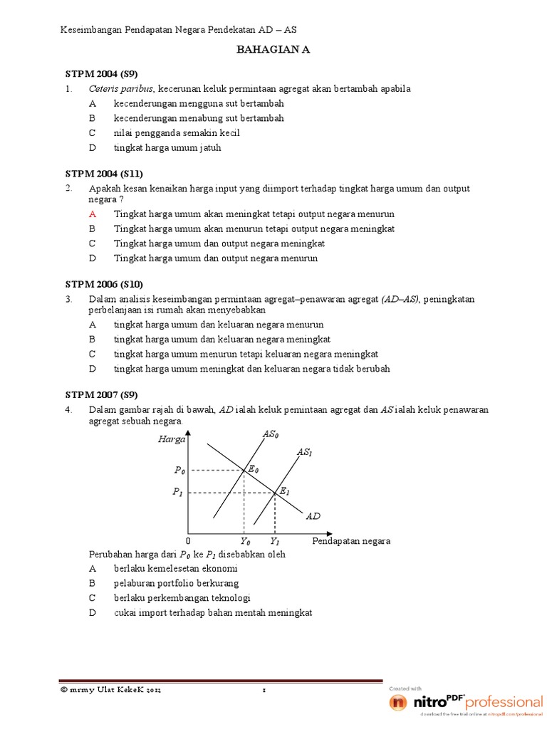 Modul Keseimbangan Pn Pendekatan Ad As Pdf