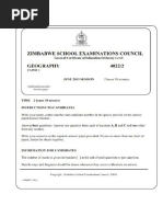 Zimsec O level Combined Science | PDF