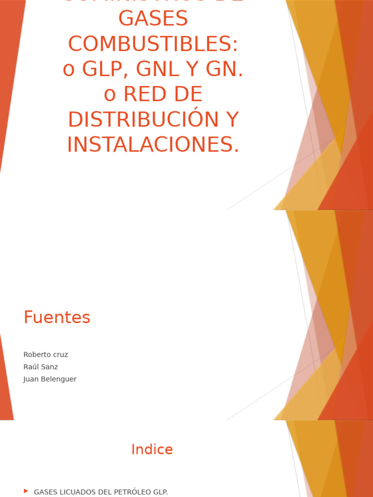 Suministros de Gases Combustibles | PDF | Gas natural licuado | Gas natural
