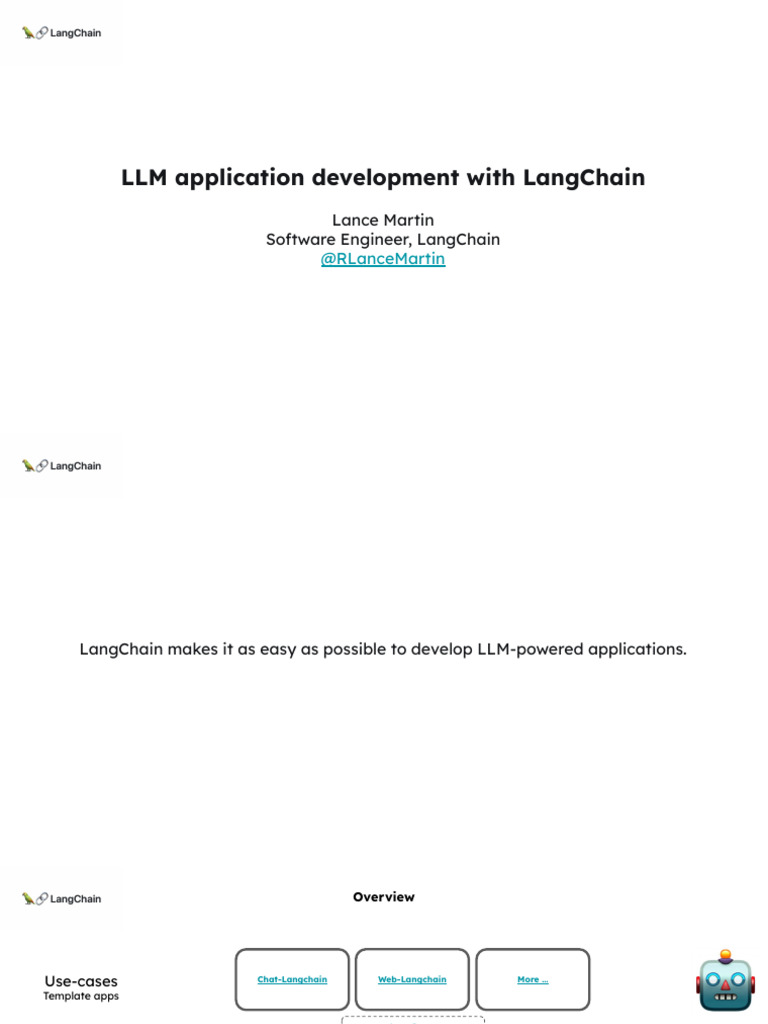 LangChain LLM Application Development Guide | PDF | Sql | Information ...