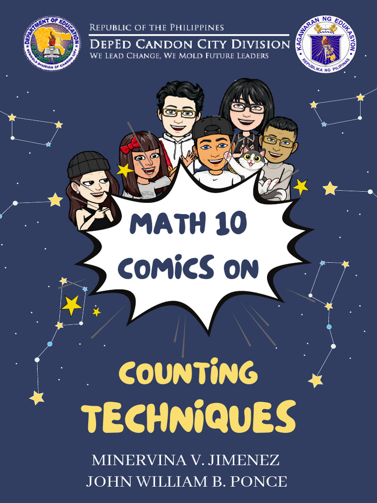 MATH 10 COMICS ON COUNTING TECHNIQUES E-BOOK | PDF | Permutation