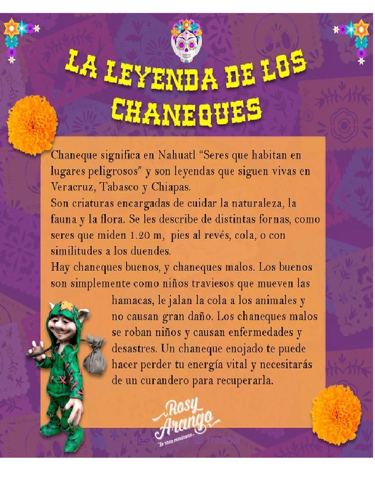 La leyenda de los chaneques en México | PDF | Libros para adolescentes