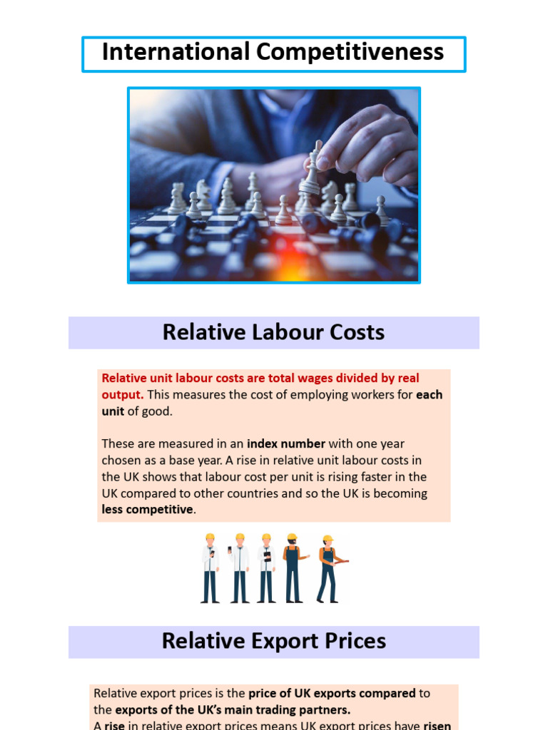 International Competitiveness | PDF | Labour Economics | Exports