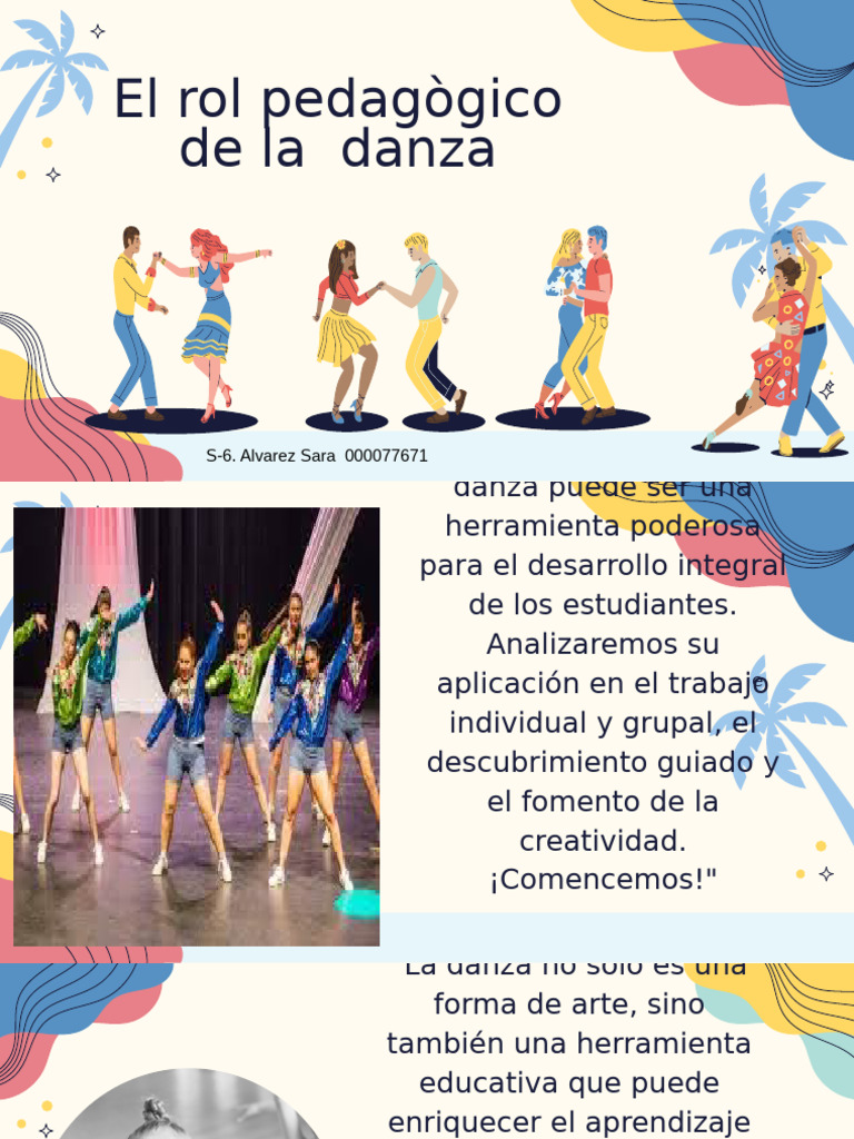 Beneficios Pedagógicos de la Danza | PDF | Bailes | Creatividad