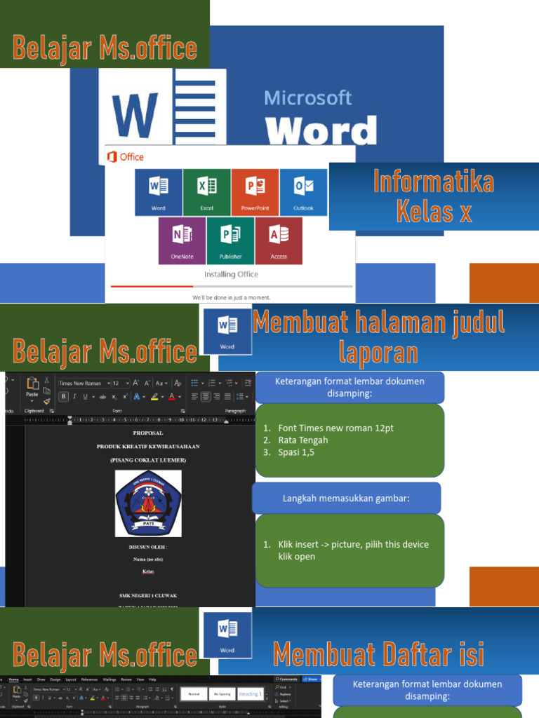 Format Tugas di Microsoft Word | PDF