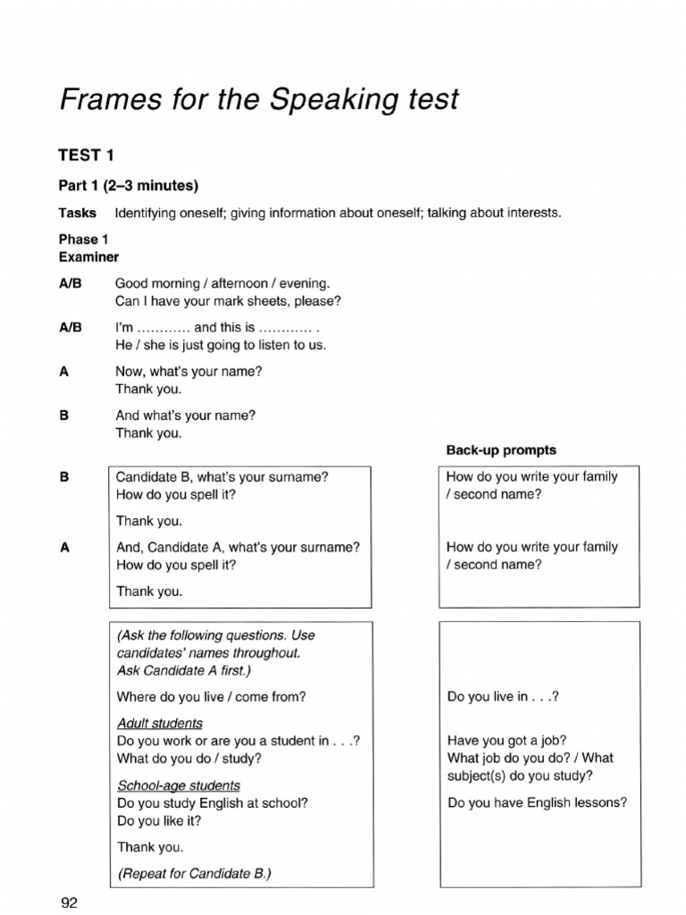 Speaking | PDF