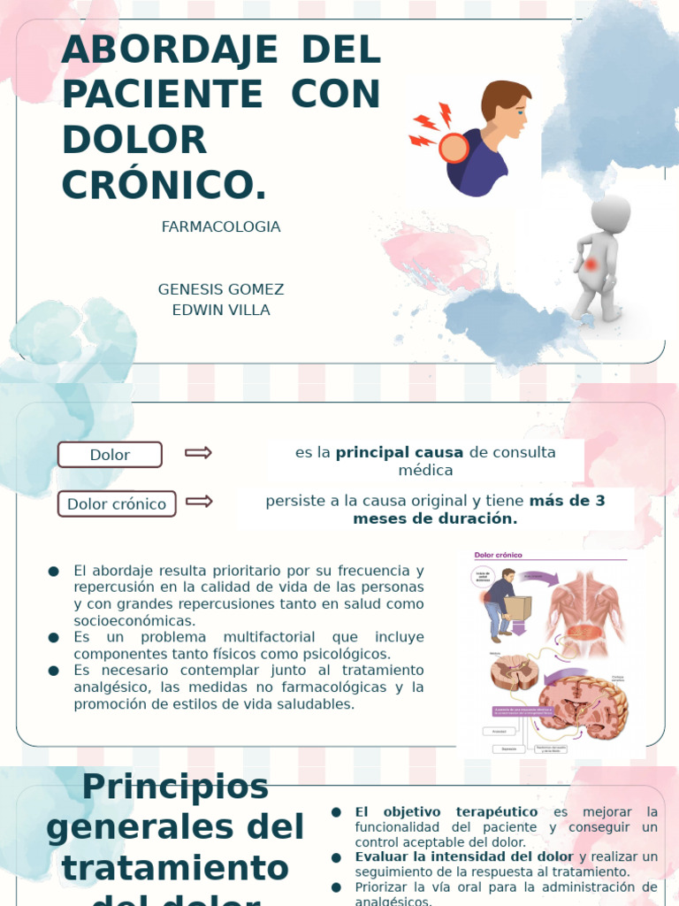 ABORDAJE DEL PACIENTE CON DOLOR CRONICO | PDF | Analgésico | Dolor