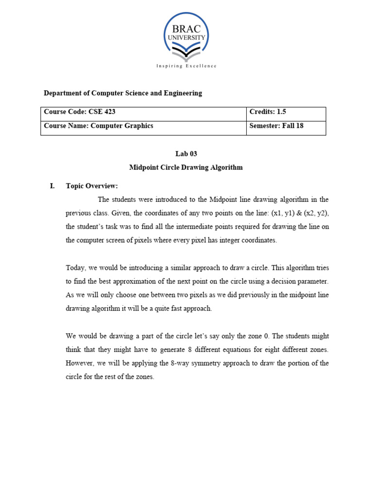 CSE423_Lab3 | PDF | Algorithms | Mathematics